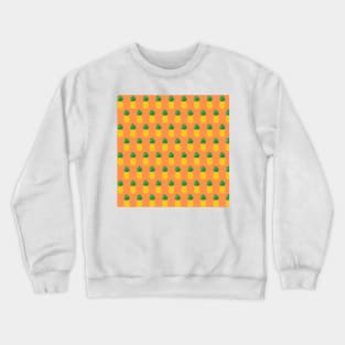 Orange Pineapple Crewneck Sweatshirt